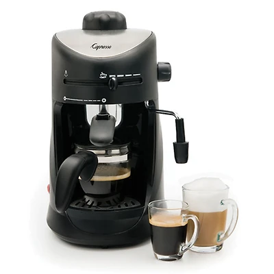 Capresso 4-Cup Espresso/ Cappuccino Machine (303.01) - Black