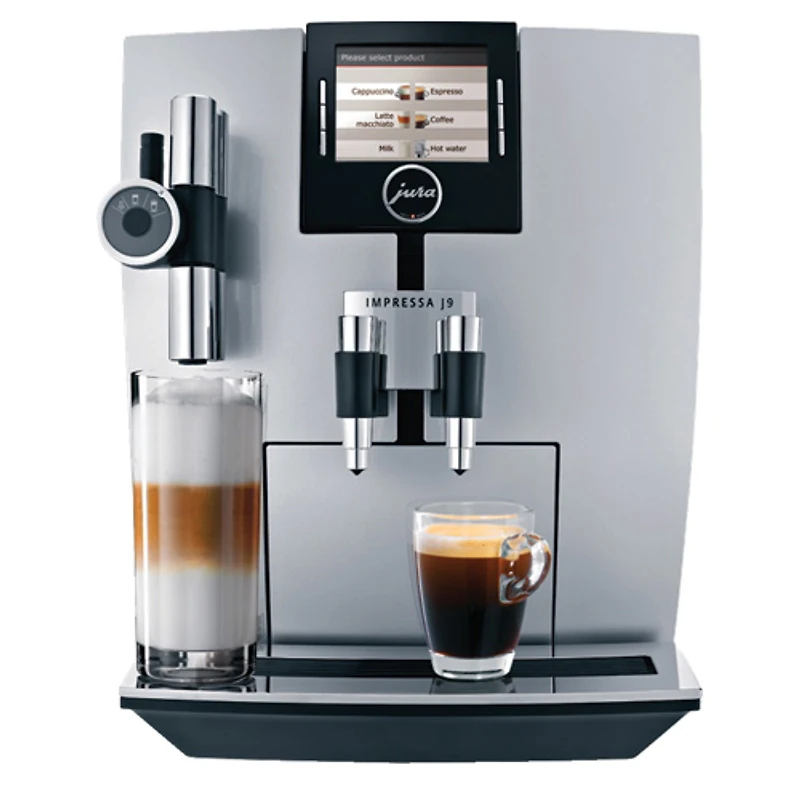JURA IMPRESSA J 9 Cappuccino Machine (13592) - Silver