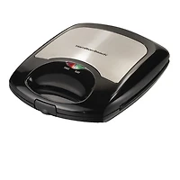 Gaufrier style belge de Hamilton Beach (26020C) - Noir - Acier inoxydable