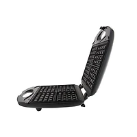 Gaufrier style belge de Hamilton Beach (26020C) - Noir - Acier inoxydable
