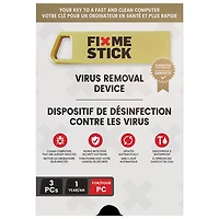 FixMeStick Virus Removal Device (PC) - 3 Devices - 1 Year