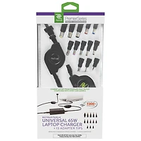 ReTrak Retractable Universal Laptop Charger (ETCHGNBUNN)