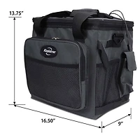 Glacière électrique repliable 12 V 13 L (14 pte) de Koolatron - Gris/Noir