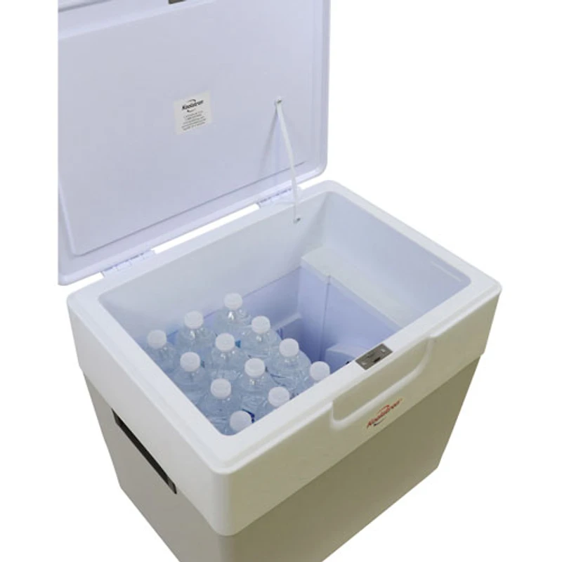 Glacière/Réchaud électrique à deux sens 12 V 49 L (52 pte) de Koolatron - Gris