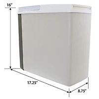Koolatron 12V Electric Cooler/Warmer 17L (18 Qt) Slim Design - Grey