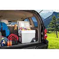 Glacière/Réchaud électrique à roulettes 12 V 31 L (33 pte) de Koolatron - Gris
