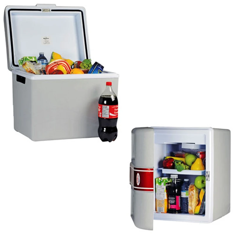 Glacière/Réchaud électrique à deux sens 12 V 42 L (45 pte) de Koolatron - Gris