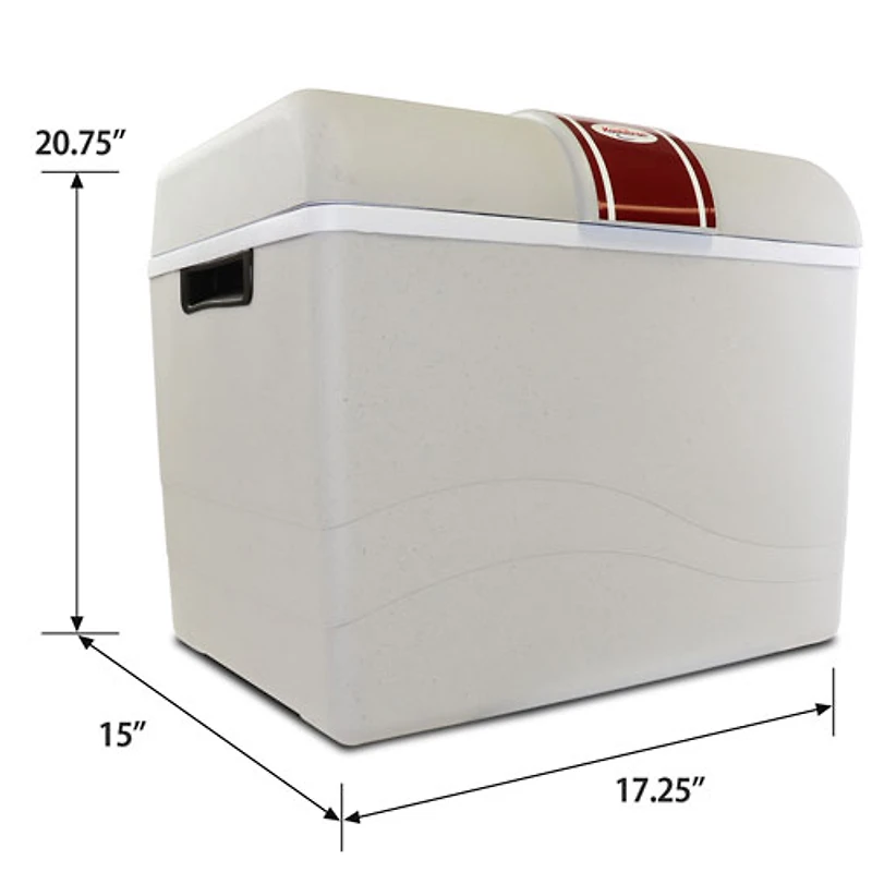 Glacière/Réchaud électrique à deux sens 12 V 42 L (45 pte) de Koolatron - Gris
