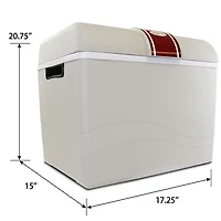 Glacière/Réchaud électrique à deux sens 12 V 42 L (45 pte) de Koolatron - Gris