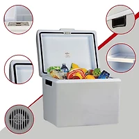 Glacière/Réchaud électrique à deux sens 12 V 42 L (45 pte) de Koolatron - Gris