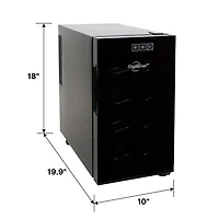 Koolatron 8-Bottle Thermoelectric Freestanding Wine Cooler / Wine Fridge