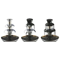 Total Chef 3-Tier Chocolate Fountain/Foundue Machine - 680g/1.5lb