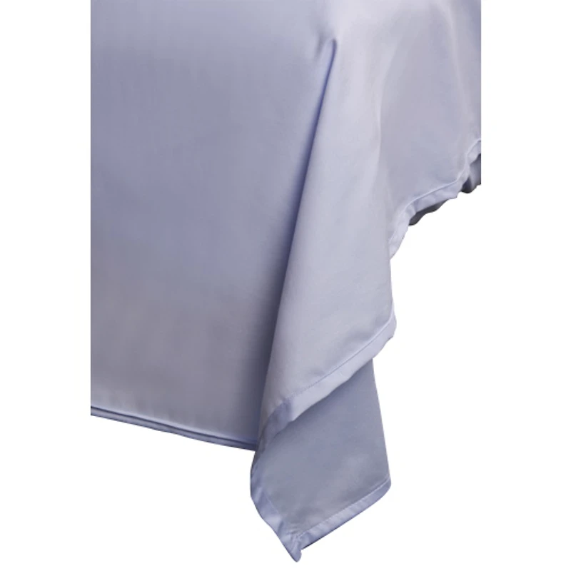 Maholi Maxwell Collection 230 Thread Count Egyptian Cotton Duvet Cover Set - Queen - Sky Blue