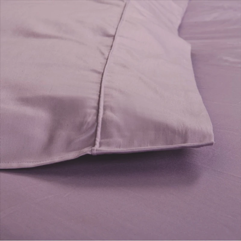 Ensemble housse de couette en coton égyptien contexture 230 Maxwell de Maholi - Grand lit - Violet