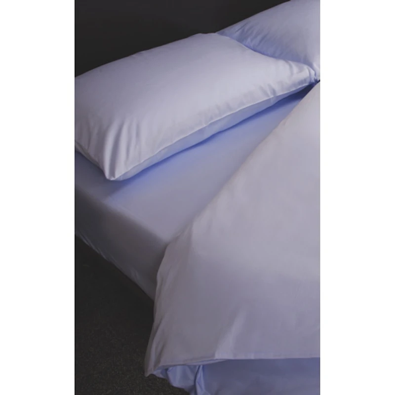 Maholi Maxwell Collection 230 Thread Count Egyptian Cotton Duvet Cover Set - Single/Twin - Blue