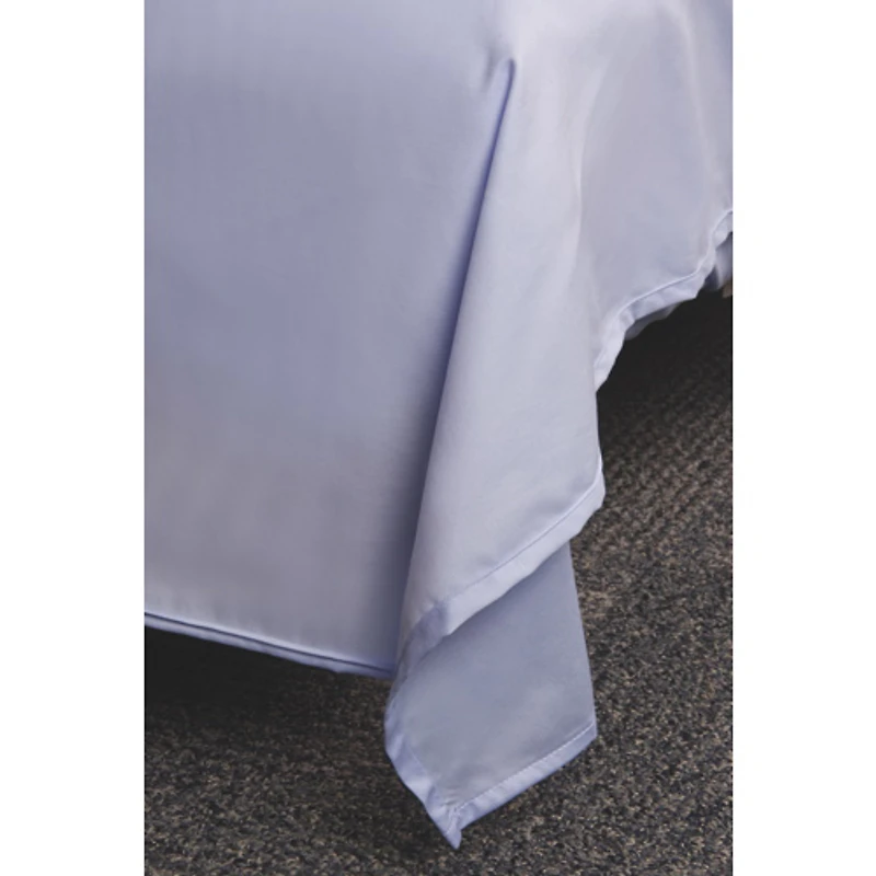 Maholi Maxwell Collection 230 Thread Count Egyptian Cotton Duvet Cover Set - Single/Twin - Blue