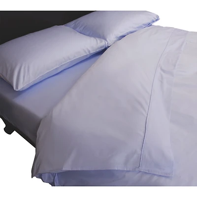 Maholi Maxwell Collection 230 Thread Count Egyptian Cotton Duvet Cover Set - Double/Full - Sky Blue