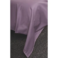 Maholi Maxwell Collection 230 Thread Count Egyptian Cotton Duvet Cover Set - King - Purple