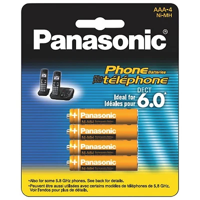 Pile de rechange pour téléphone DECT 6.0 de Panasonic (HHR4DPA4B)