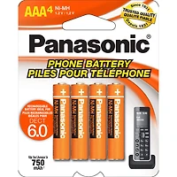 Pile de rechange pour téléphone DECT 6.0 de Panasonic (HHR4DPA4B)