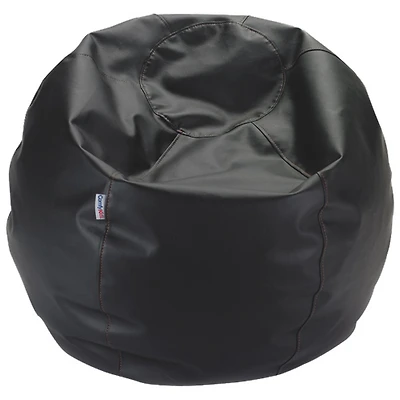 Comfy Kids - Vinyl Teen Bean Bag - Black