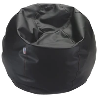 Comfy Kids - Vinyl Teen Bean Bag - Black