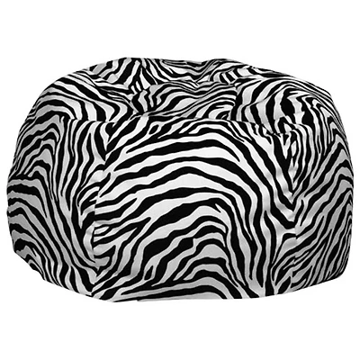 Fauteuil poire de Comfy Kids pour adolescents - Zébré