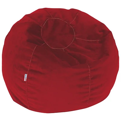 Fauteuil poire de Comfy Kids pour adolescents - Rouge