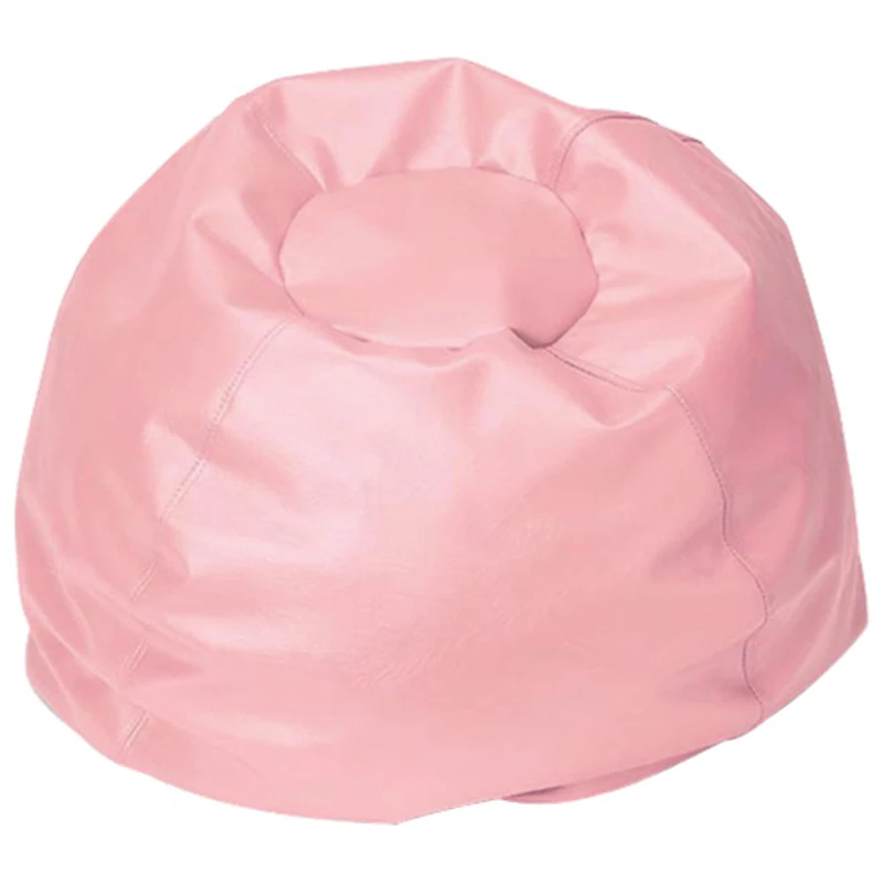 Fauteuil poire en vinyle de Comfy Kids pour enfants - Rose