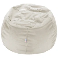 Fauteuil poire de Comfy Kids pour adolescents - Ivoire