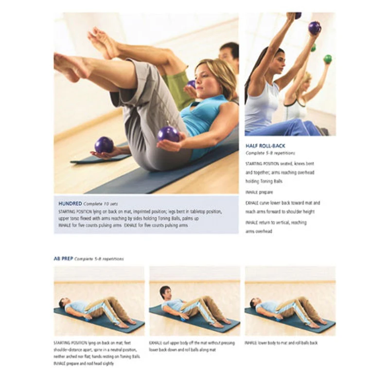 STOTT PILATES Toning Ball - 3 lb - Green