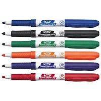 6 marqueurs pour tableau blanc à effacement à sec de BIC (BICGDEP61) - Pointe fine
