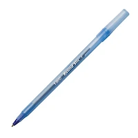 12 stylos à bille Round Stic de BIC (BICGSF11-BL) - Bleu