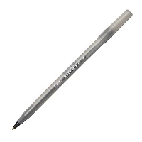 12 stylos à bille Round Stic de BIC (BICGSM11-BK) - Noir
