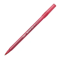 12 stylos à bille Round Stic de BIC (BICGSM11-RD) - Rouge