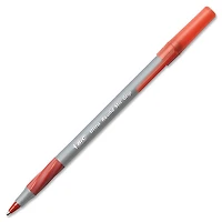 Stylo à bille Round Stic de BIC (BICGSMG11-RD) - Paquet de 12 - Pointe fine - Rouge