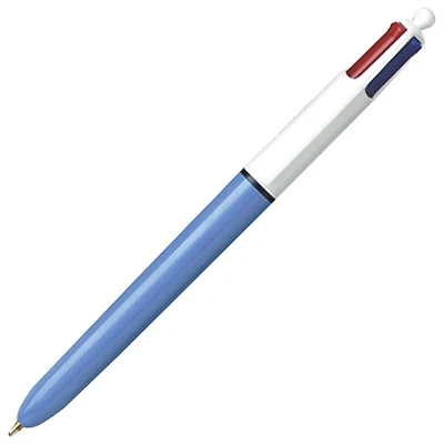 Stylo à bille rétractable quatre couleurs de BIC (BICMMP11) - Noir/Bleu/Rouge/Vert
