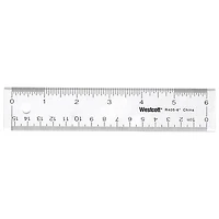 Acme United 6" Office Desk Ruler (ACM11244)