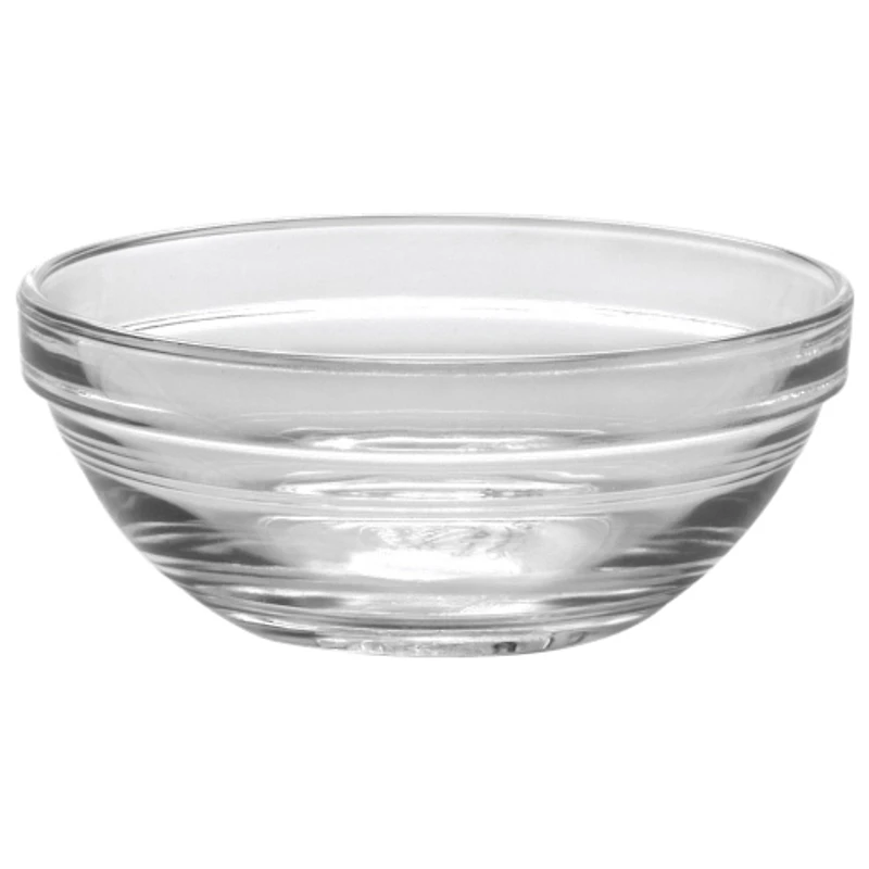 Duralex Lys 4.1" Stackable Glass Bowl - Set of 6 - Clear