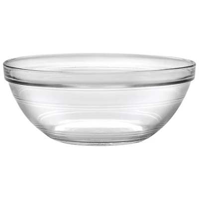 Bols en verre empilables de 9,1 po Lys de Duralex - Ensemble de 6 - Transparent