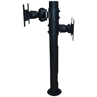 TygerClaw 14" - 17" Tilting Dual Monitor Mount (LCD6501BLK)
