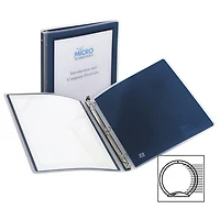 Avery 1/2" Flexi-View Round Ring Binder (AVE15766) - Navy