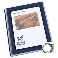 Avery 1/2" Flexi-View Round Ring Binder (AVE15766) - Navy