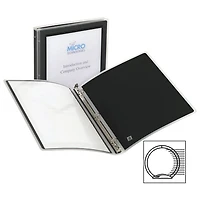 Avery 1/2" Flexi-View Round Ring Binder (AVE15767) - Black