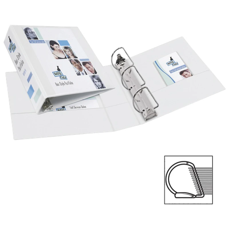 Avery 3" Durable Slant D-Ring View Binder (AVE17042) - White