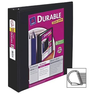 Cartable à anneaux Durable EZ-Turn de 2 po d'Avery (AVE17031) - Noir