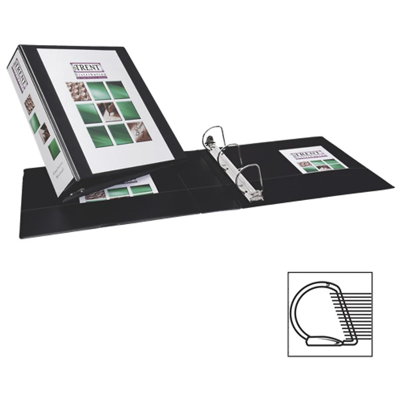 Cartable à anneaux Durable EZ-Turn de 2 po d'Avery (AVE17031) - Noir