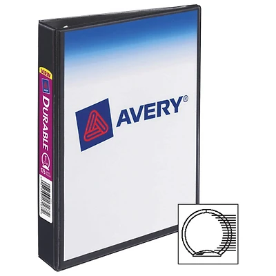 Cartable à anneaux Durable View de 1 po d'Avery (AVE17167) - Noir