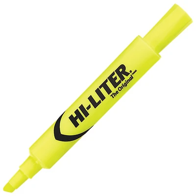 Surligneur à pointe biseautée Hi-Liter d'Avery (AVEC83507) - Jaune
