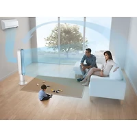 Dyson Tower Fan (AM07) - White/Silver